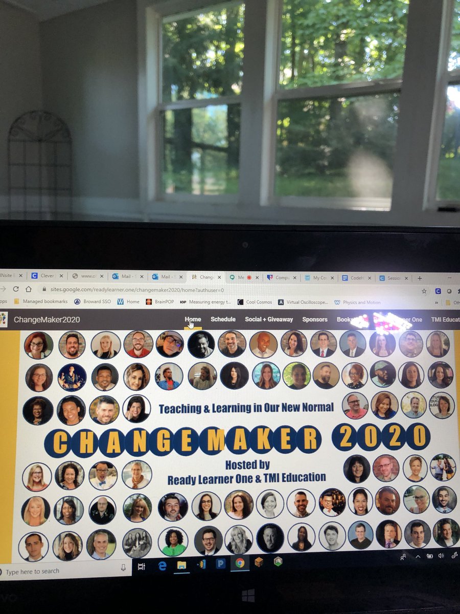 Excited for the new normal!! Change Maker conference first session- The Hybrid Teacher #2020Changemaker