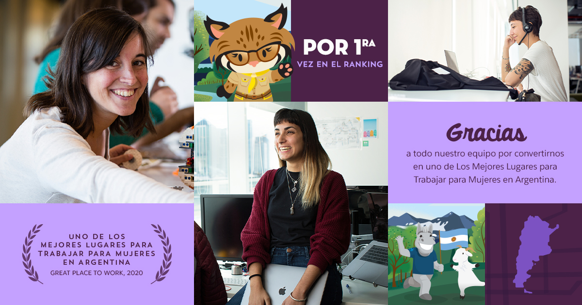 MuleSoftArg's tweet photo. Continuamos nuestro camino para alcanzar #EqualityforAll. Hoy nuestros esfuerzos fueron reconocidos @GPTW_Argentina. Fuimos nombrados Uno de los Mejores Lugares para Trabajar para Mujeres en Argentina. Acá te contamos nuestras 5 razones: https://t.co/nwpIN8jdfV #gptw4all https://t.co/cRxxzpJhIJ