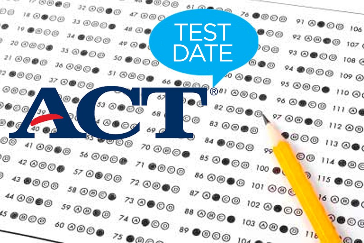 Juniors and Seniors! The ACT is giving students more opportunities to take the test this fall by adding additional dates to the ones already scheduled -- this includes test dates on Sundays! Registration opens the last week of July. Go to act.org for more info!
