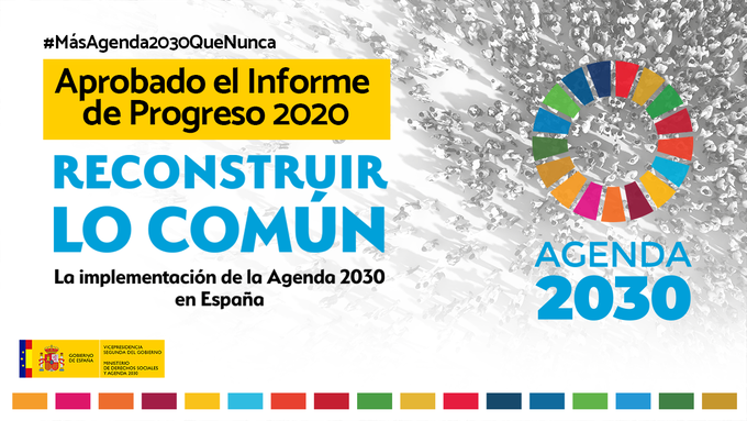 Gabri_CasHer's tweet photo. El Informe de Progreso 2020 sobre la implementación de la #Agenda2030 en España, aprobado hoy por el Gobierno, realiza un diagnóstico de la situación actual, evalúa las políticas implementadas y establece la hoja de ruta para la recuperación post-COVID19👇https://t.co/UqNOx6GAqV https://t.co/vlvUHbM1mD