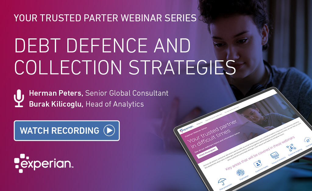 Experian_NL's tweet photo. If you missed our EMEA-wide webinar on #DebtDefence with our expert Herman Peeters, watch it at your leisure - on demand! https://t.co/ly7ZrzDJzh https://t.co/2VBDaAvei5