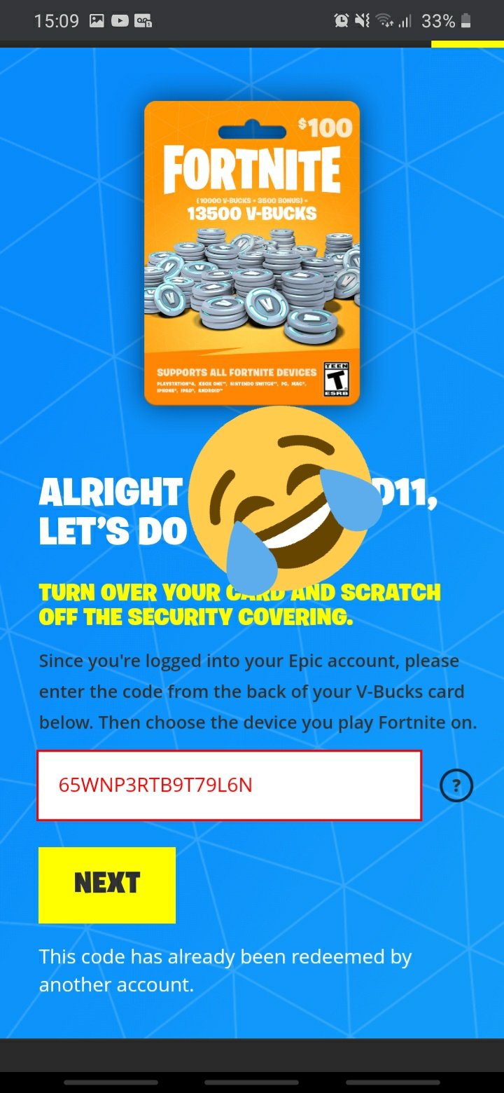 free v bucks codes in 2023