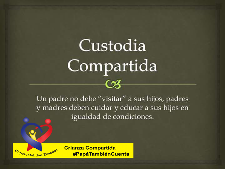 <a href="/faustominoz/">Fausto Miño</a> <a href="/s/">『S』</a> #Corresponsabilidad Parental
El #BienestarSuperior es de los niños, padre y madre responsables de sus hijos en igualdad de condiciones. Constitución del Ecuador art. 69 (1,4,5) art. 83 (16)
Convención Derechos de los Niños art. 9
<a href="/AsambleaEcuador/">Asamblea Nacional</a> @DerechosninezAN <a href="/CorteConstEcu/">Corte Constitucional</a>