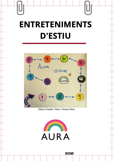aurafundacio's tweet photo. Us hem preparat un quadern especial #AURAGAME per aquest estiu. L'heu rebut per mail però sinó el teniu podeu sol·licitar-lo enviant un correu a: info@aurafundacio.org
També podeu encarregar la seva impressió i passar-lo a buscar per AURA. Esperem que us agradi i us entretingui! https://t.co/Z5q9CQZgzn
