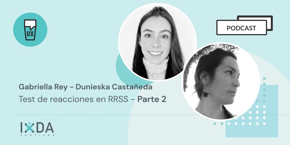 ixdasantiago's tweet photo. Uso de reacciones para testear diseños y sus sesgos semánticos 🤓
Segunda parte de la entrevista sobre la investigación que realizaron Gabriella Rey y Dunieska Castañeda #BeercampPodcast #ixdascl
¡Escúchalo! 🎧
https://t.co/CBktIfJ9wd https://t.co/RWkD9MbKY0