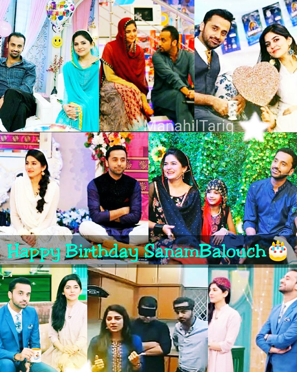 @WaseemBadami & #SanamBaloch 
Miss this #Masoomana & #Sharartana Duo on our Screens😔💖
Wish you a very Happy Birthday to the Most Lively Person 🎂
@SanamBalochfans