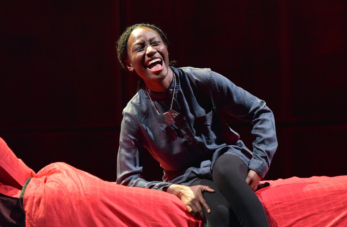 derbytheatre's tweet photo. For #CultureNeedsDiversity, share an image of your favourite UK ethnically diverse performance or artist. In 2019, Derby Theatre produced...

#NoughtsAndCrosses by @malorieblackman @SabrinaMahfouz. Co-produced with @pilot_theatre.

#WhatFatimaDid by @AtihaSenGupta📸Robert Day https://t.co/70rHyZNwhS