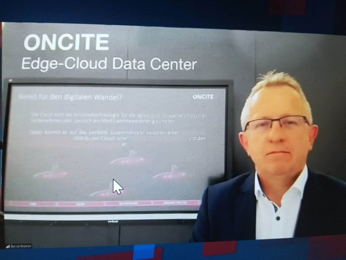 Bernd Kremer, Chef der Geschäftseinheit Oncite Industrial Iotos GmbH sagt auf der #HMDigitalDays: Wir richten beim Kunden nicht KI ein , sondern ermöglichen es den Kunden über ihre gesammelten Daten, wichtige Entscheidungen zu treffen. <a href="/MaschinenMarkt/">MM MaschinenMarkt</a>