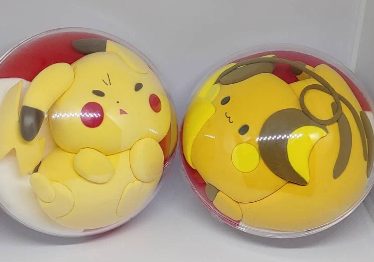 みっちりしたライチュウを作ってみっちりしたピカチュウと並べてみた！ムチムチ三昧！ｗｗ