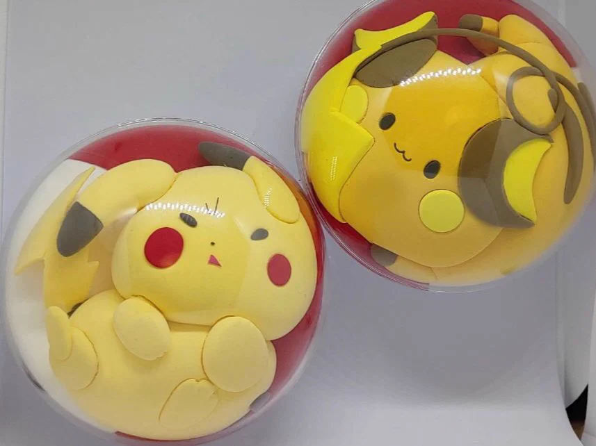 みっちりしたライチュウを作ってみっちりしたピカチュウと並べてみた！ムチムチ三昧！ｗｗ