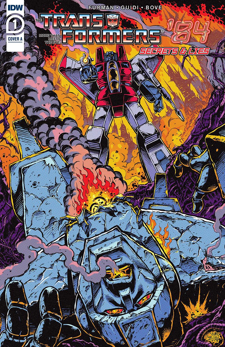 GeekyBrummie's tweet photo. The legendary @SimonFurman3 returns to the world he helped forge in @IDWPublishing new series #Transformers84 with absolutely stunning art by @Guido_Guidi - this title looks incredible and you'd be a #Decepticon to miss it. ^KB https://t.co/oGtHEu2Nzd