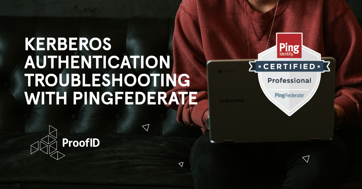 proof_id's tweet photo. Shuohao Liu โ Consultant, Professional Services @proof_id discusses the basics of Kerberos authentication troubleshooting with #PingFederate. Shuohao is a @pingidentity certified professional for both #PingFederate and #PingDirectory. ๐
#PingPartner
https://t.co/9URVw6oZWQ https://t.co/24Y7wSAmYQ