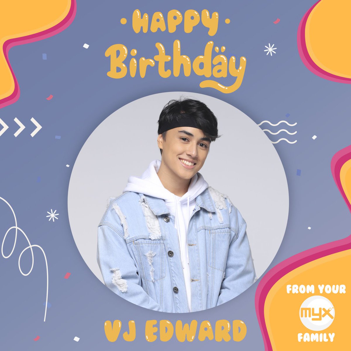 myxglobal's tweet photo. Our bunso turns 20 today! Happy birthday, VJ Edward! Wishing you all the love and happiness this world has to offer. Have a blast, @Barber_Edward_! 🎉  Your MYX family loves you ❤️ https://t.co/TAEujL2775