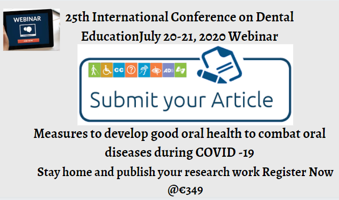 GlobalWebinar's tweet photo. We are providing you an new initiative #live streaming of your #presentation through our websites. Limited talks available at #Dentaleducation 2020.Submit #abstractfulllengtharticle| 
Submit your abstract full length #artical #Webinar
contact us dentaleducation@europemeet.com https://t.co/cJ8IVjNnDg