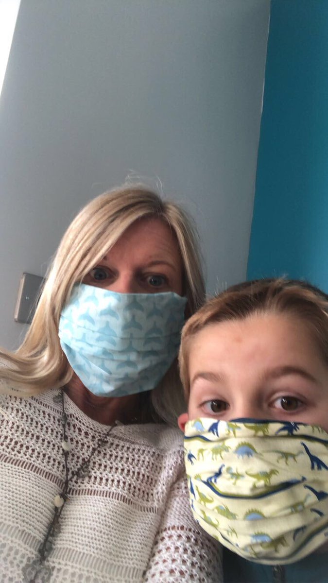 Trying out the new masks ready for the shops 😷😷