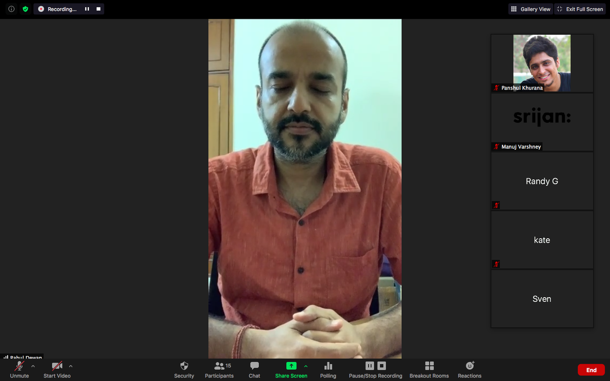 Srijan's tweet photo. It was a serene session on The sweetness of Meditation (Dhyana): For mental health and emotional growth by Rahul Dewan's @rahulatsrijan at @DrupalConNA
If you missed the session, you can join the session tomorrow as well at 13:30 UTC.
#drupalconglobal #drupalcon2020 https://t.co/Sl9VsXlhSy