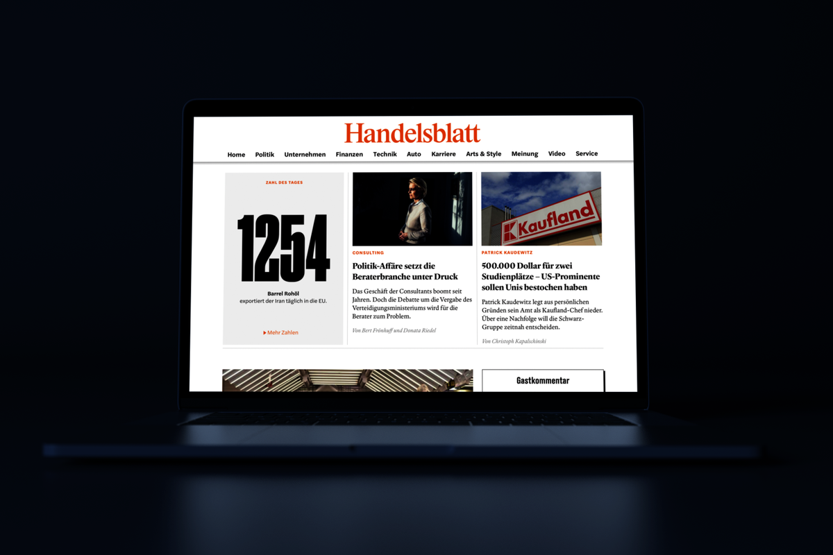 bodara_ch's tweet photo. #Typografie und #Gestaltungsgrundlagen testeten wir ebenfalls für sämtliche digitalen Kanäle. So kreierten wir eine konvergente #Designsprache, die in Zukunft als Marken-DNA des Handelsblattes wahrgenommen wird. (7/9) https://t.co/FVPNZVYoMc