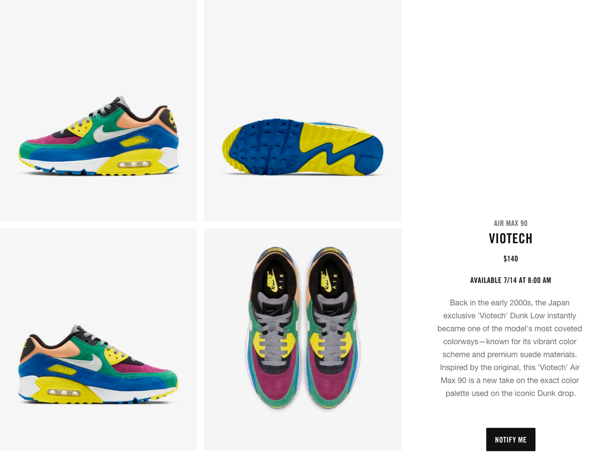 nike snkrs desktop site