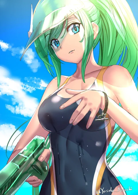 お題箱より、水着アルテミス
夏休みイベント楽しみ
#パズドラ
#お題箱 