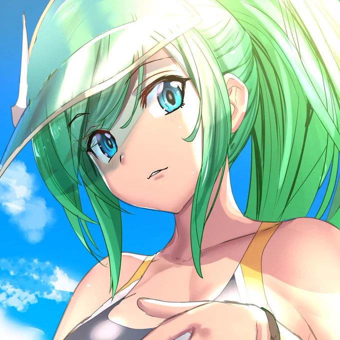 お題箱より、水着アルテミス
夏休みイベント楽しみ
#パズドラ
#お題箱 