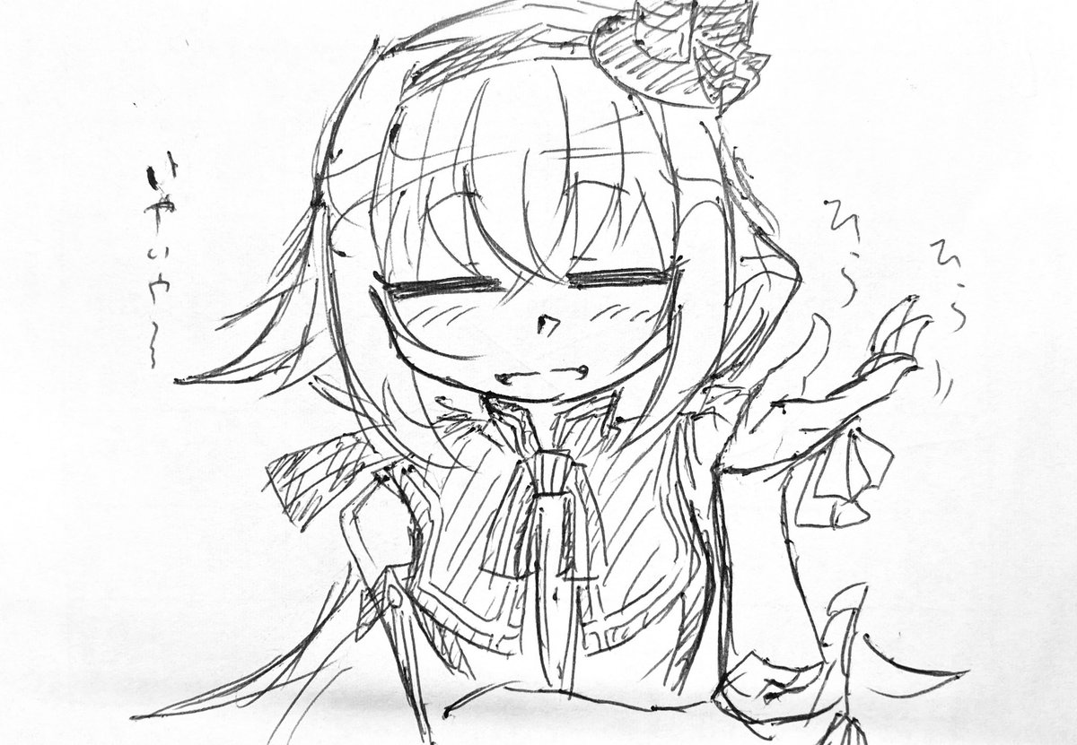 ピノちゃんの雑談を聞けないので心を鎮めてた
#ピノの自由帳 