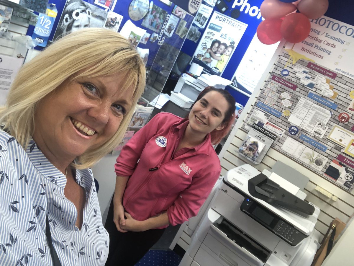 Great to catch up with Vicky #Max Accrington