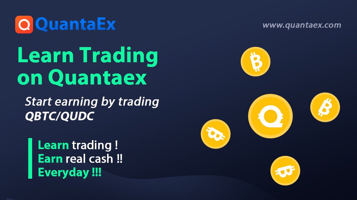 #QuantaEx is still offering one of the best promos out there!
Head to👉🏻 quantaex.com/home and register.
Receive 20,000 #tradable $QUDC free and trade to earn profit.
What's holding you back! Head to #QuantaEx and get free $QUDC NOW!
<a href="/QuantaEx/">QuantaEx</a> <a href="/BitBD/">BitBD ♎️⚛️</a> $QUDC $QBTC <a href="/YeasinDEX/">Y. Hassan</a>