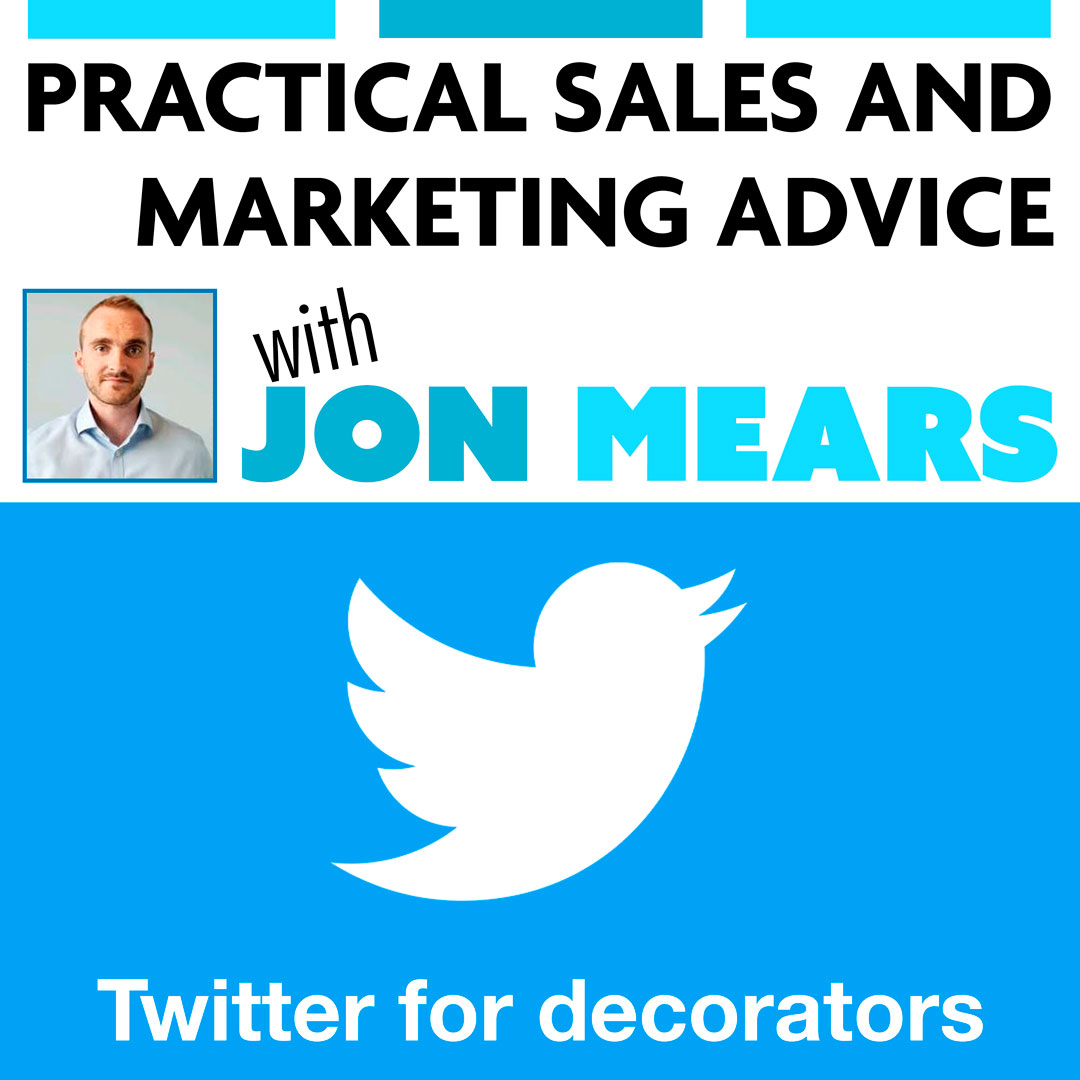 Boosting your business with Twitter ⭐️ bit.ly/3j3xprq

This month our guest writer, @JonMears10 shares his knowledge on getting the most out of Twitter. 
.
.
#TwitterForDecorators #SalesAndMarketingAdvice #JonMears #PaintingAndDecorating #socialmediaadvice #twittertricks