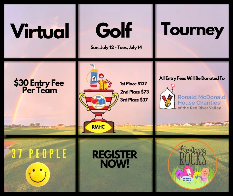 KrocksPage's tweet photo. Our Part 2 of our #Kindness #foreRMHC ends today w/ our golf tourney on Zoom!
Check out our sign at the 18th hole! ⛳️
Round 4 starts at 1pm EST. (7/14)
Tee Party
Nice-Tee-Meet-You
Dynamic Divas
I’m not dead yet!
No Names
Visit @KrocksPage on FB for details! 💛🏆❤️ https://t.co/DbrhHR1ecS