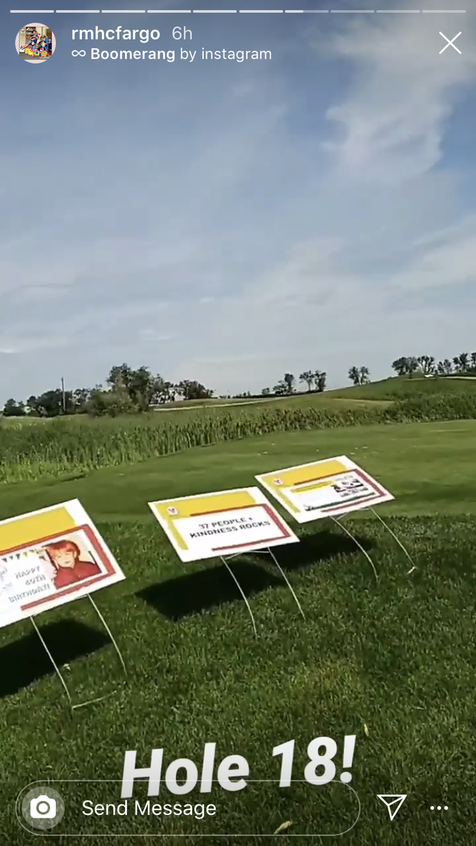 KrocksPage's tweet photo. Our Part 2 of our #Kindness #foreRMHC ends today w/ our golf tourney on Zoom!
Check out our sign at the 18th hole! ⛳️
Round 4 starts at 1pm EST. (7/14)
Tee Party
Nice-Tee-Meet-You
Dynamic Divas
I’m not dead yet!
No Names
Visit @KrocksPage on FB for details! 💛🏆❤️ https://t.co/DbrhHR1ecS