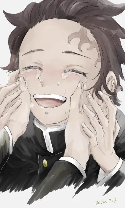 笑ってくれ
#煉炭向け炭治郎誕生祭2020 
#煉炭で炭誕2020 