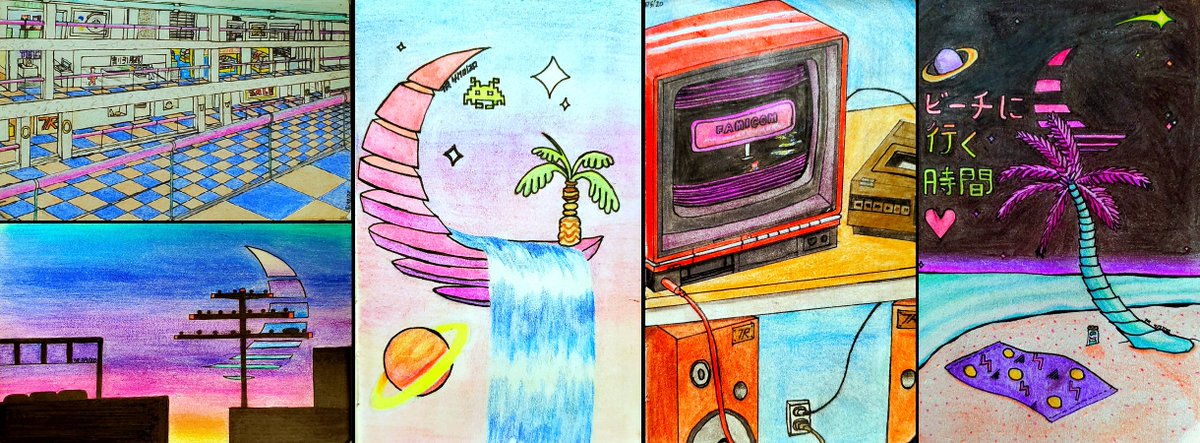Tails_155's tweet photo. Joining in #PortfolioDay. I also do pixel/voxel art, I've done 3D modeling and written poetry and prose... I've done a lot of things, but these are the things I currently do most.  #furry #vaporwave #fanart #photography 

https://t.co/qOgkO0LZAI https://t.co/H2aetCYKlh