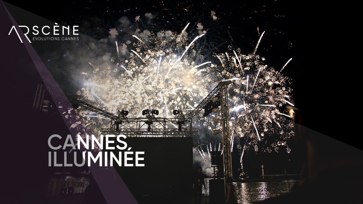 ArSceneCannes's tweet photo. Soyons patients pour profiter à nouveau de feux d’artifices sur cannes. Cette année, la ville organise « Cannes en Lumière » : le #palais des eaux et le #Suquet sous les étoiles. #Mappings à partir du #14Juillet. #MMERCI !

#fireworks #feux #cannes #baiedecannes #écran #screen https://t.co/jifyf8Rg23