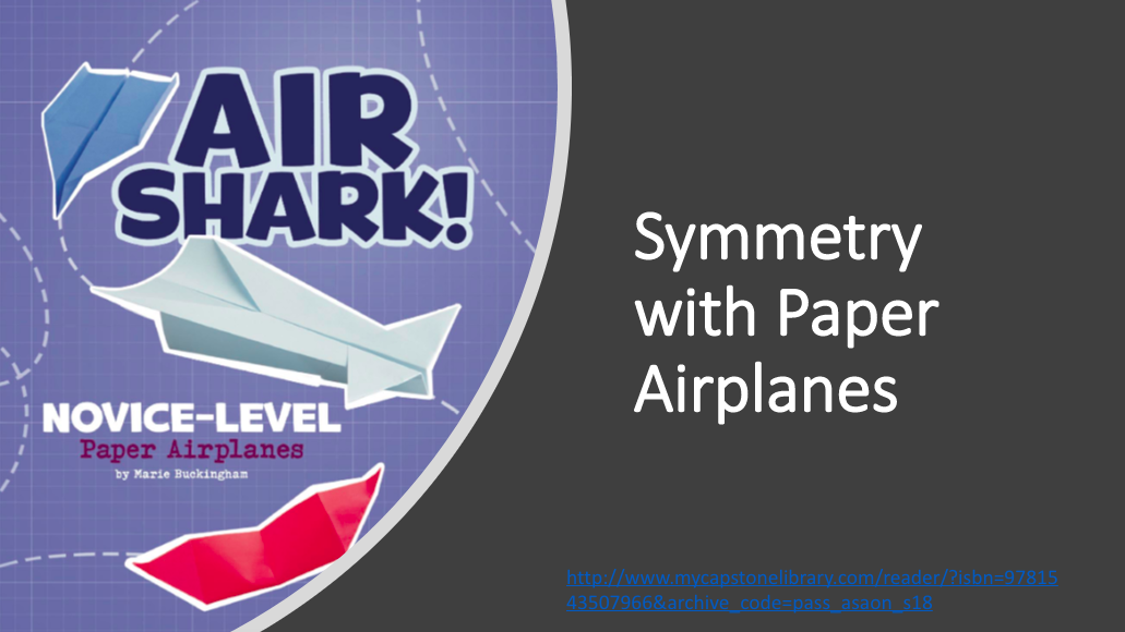 avoliverio's tweet photo. Today we read "Air Shark" and created paper airplanes to review lines of symmetry! ✈️ #GECDSBSLP2020 @mrsbateswps @JanisFoy @mrs_c_saba @msStephanieLy1 https://t.co/luYJDDgT8V