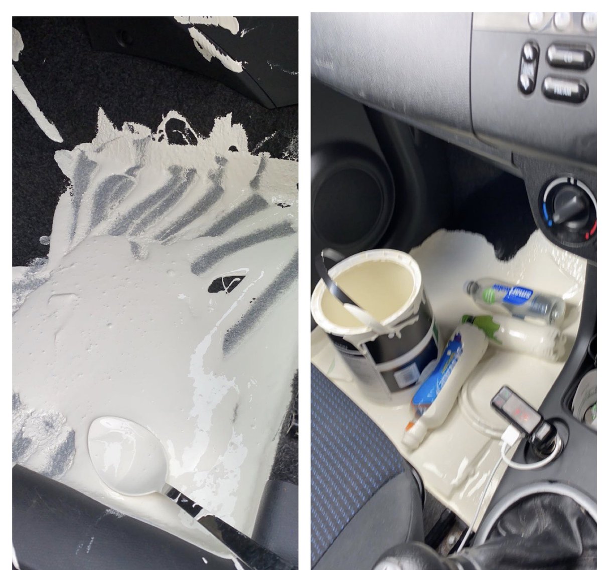 Well this happend today, the cars no had a easy 2 weeks x