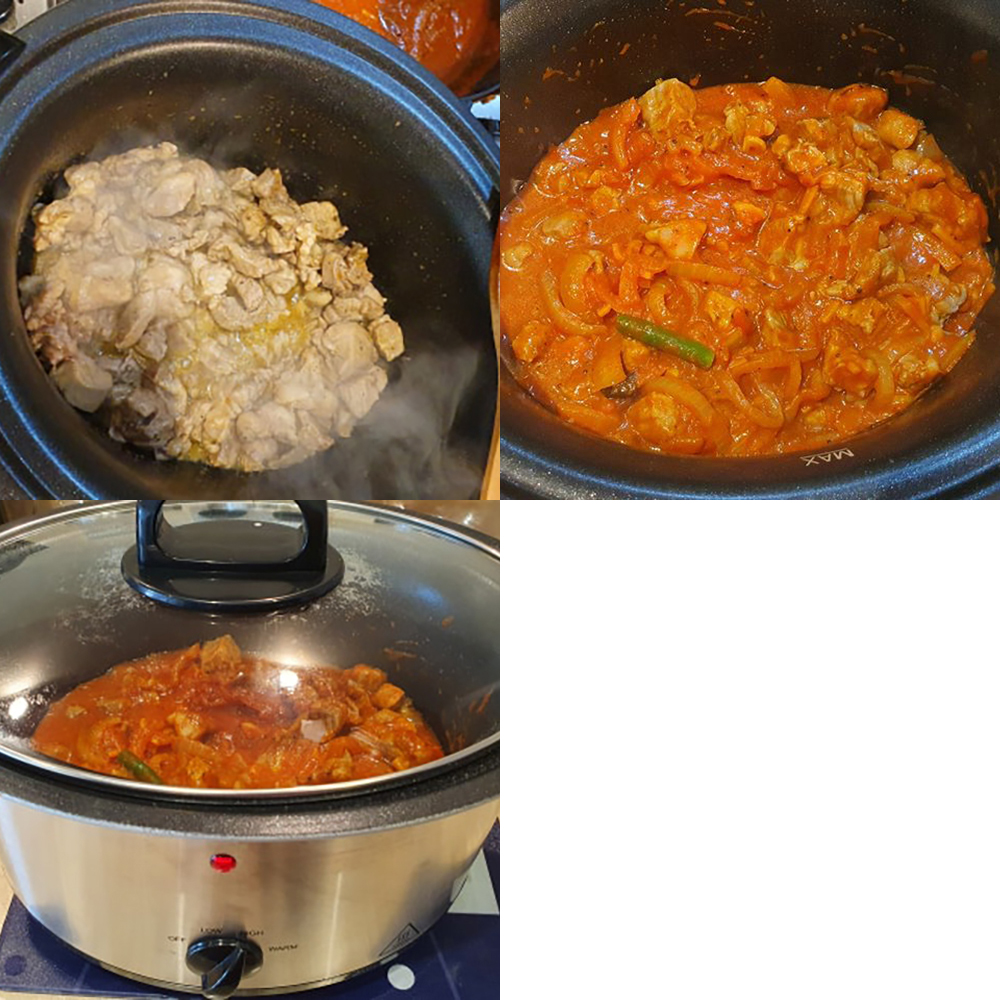Tastesmiths's tweet photo. Jim on Facebook sent us these step by step images from his ‘Slow Cooked Lamb Madras’!
.
We love seeing your creations, hearing your tips and sharing with the community!
.
#HomeCooked #CurryNight #CurryKit #Madras #SlowCooker https://t.co/kC3C24kI7D