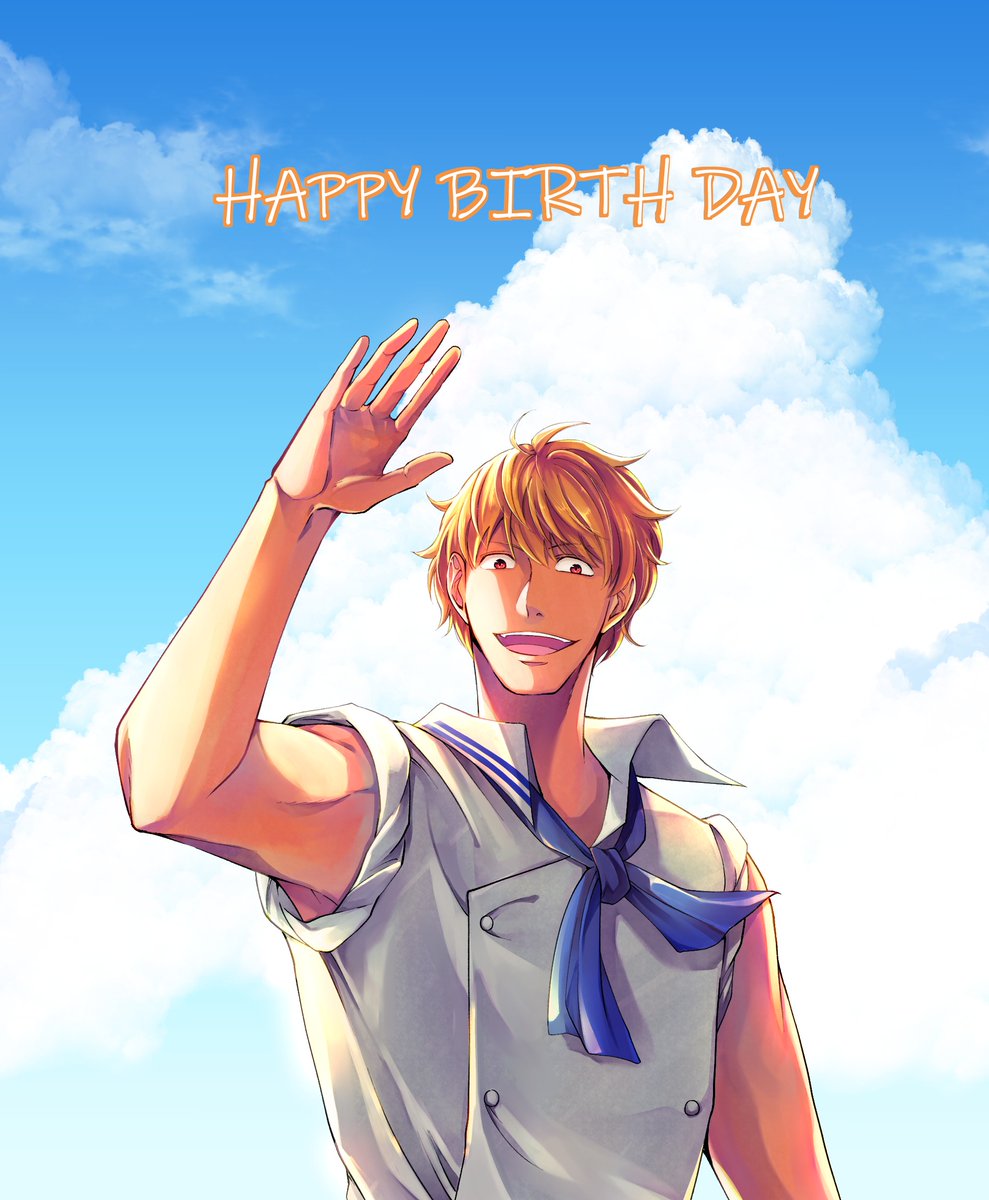 「俺は青空も似合うんだ。ロシーおめでとう!#コラソン生誕祭2020#ロシナンテ生誕」|香冬のイラスト