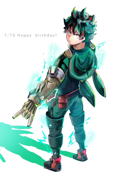 #緑谷出久誕生祭2020
 #緑谷出久生誕祭2020 
デクくんおめでとう!!!夢に向かって一生懸命に頑張る君が好きです!!! 