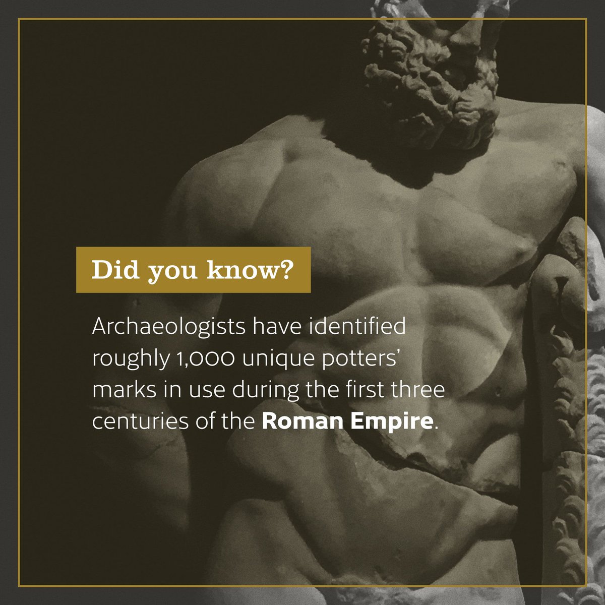 handwellco's tweet photo. Did You Know? Archaeologists have identified roughly 1,000 unique potters’ marks in use during the first three centuries of the Roman Empire.

#branding #didyouknow #designhistory #logodesign #facts #knowledge https://t.co/nuIqjkcMsD
