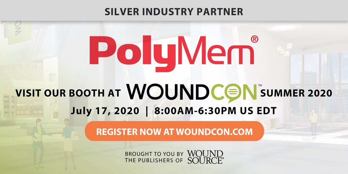 PolyMem's tweet image. Are you attending #WoundConSummer2020 this Friday?  If so, visit the PolyMem virtual booth!  We will be available to chat throughout the day!  
#woundcare #woundsource #polymem #healbetterfeelbetter 

woundcon.com/?utm_source=fe…