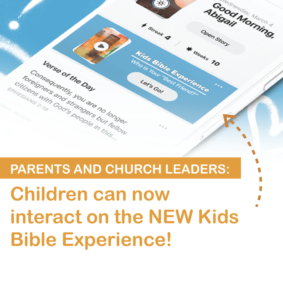 robhoskins's tweet photo. Excited to share the soft launch of a new @OneHope program in partnership with @YouVersion - the Kids Bible Experience on the Bible app. I truly believe this platform is going to change the game in discipleship for pre-teen kids in the most critical ages of spiritual development. https://t.co/K6EvBMsaeQ