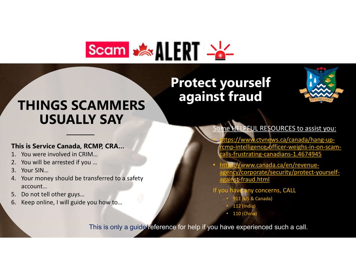 Be Aware Saints! No one will ever call you on your cell phone to ask for your private personal information. Never give out these details to anyone over the phone, keep them private! Here is a poster that can guide you through this if it ever happens to you. Stay safe!