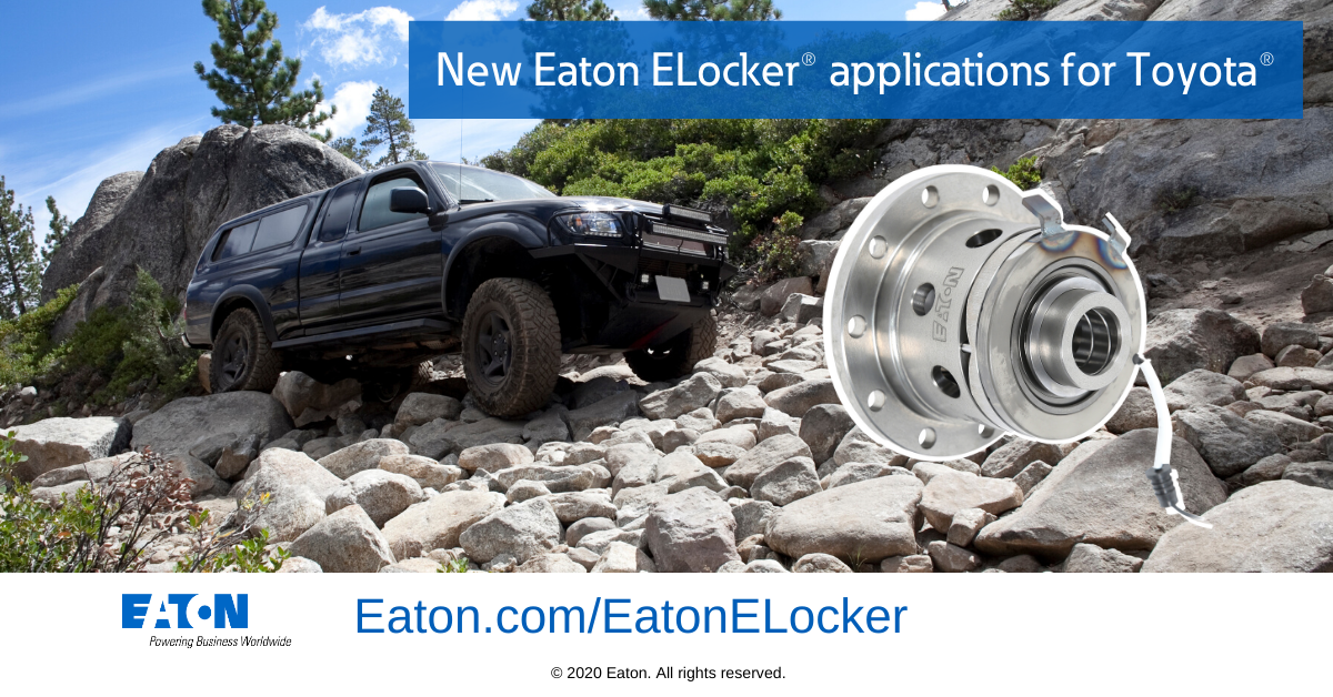 eatoncorp's tweet photo. Our #ELocker differential is now available to order for popular #Toyota models. Download the application guide: https://t.co/cXDbemf7lk https://t.co/UX67C7zmnj