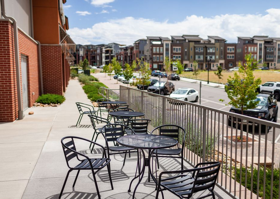 dtownsuperior's tweet photo. When the summer sun arrives, there’s no better place to be than #DowntownSuperior. 

Located in the heart of our development, #SticksCoffee is serving up refreshing sips and sweets to enjoy on their #MainStreet patio. Come get a taste of #Superior living when you visit today! https://t.co/dfGS4dNNOP