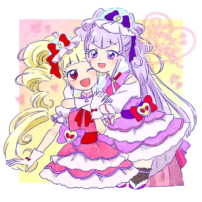 おめでと〜〜?
#キュアマシェリ生誕祭
#愛崎えみる生誕祭 