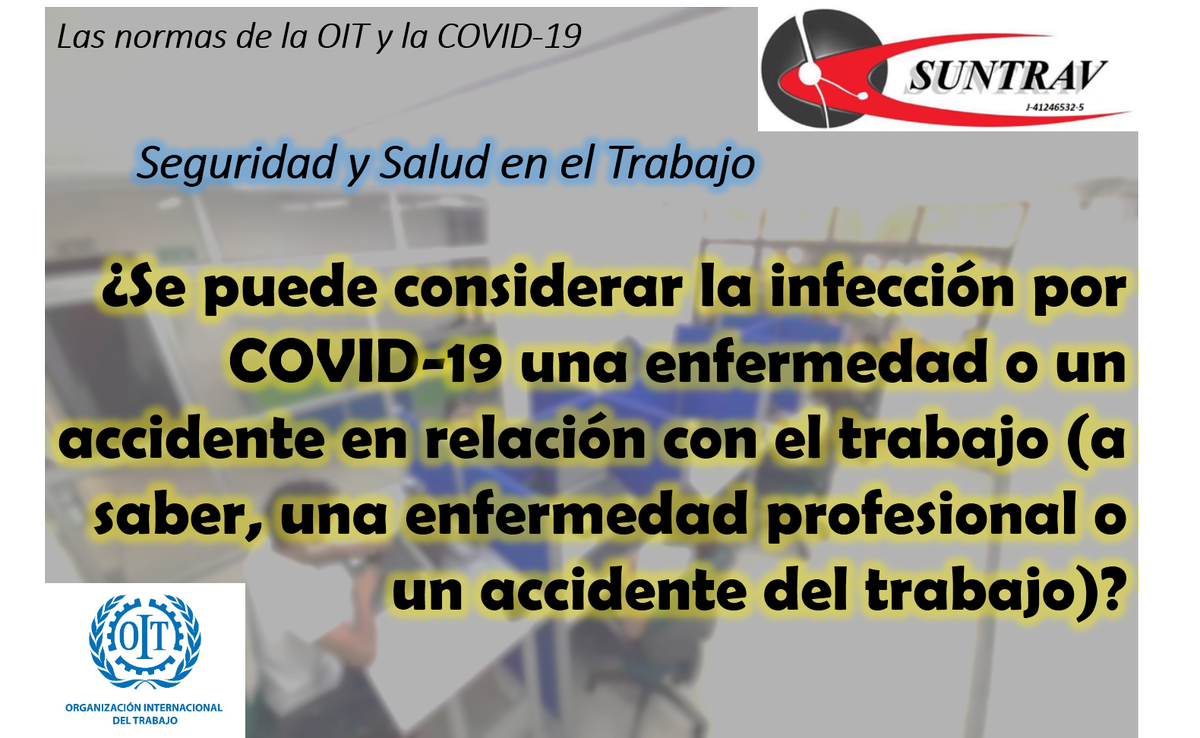 suntravocem's tweet photo. SUNTRAV: 

¿Se puede considerar la infección por COVID-19 u... https://t.co/17wnXjfJUj https://t.co/wn7Cjiilqa