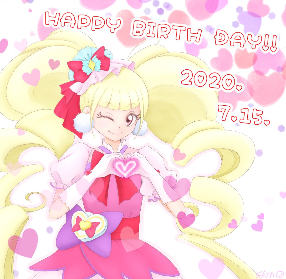 真珠 V Twitter えみる おめでとう 愛崎えみる生誕祭 愛崎えみる生誕祭 キュアマシェリ生誕祭 キュアマシェリ生誕祭