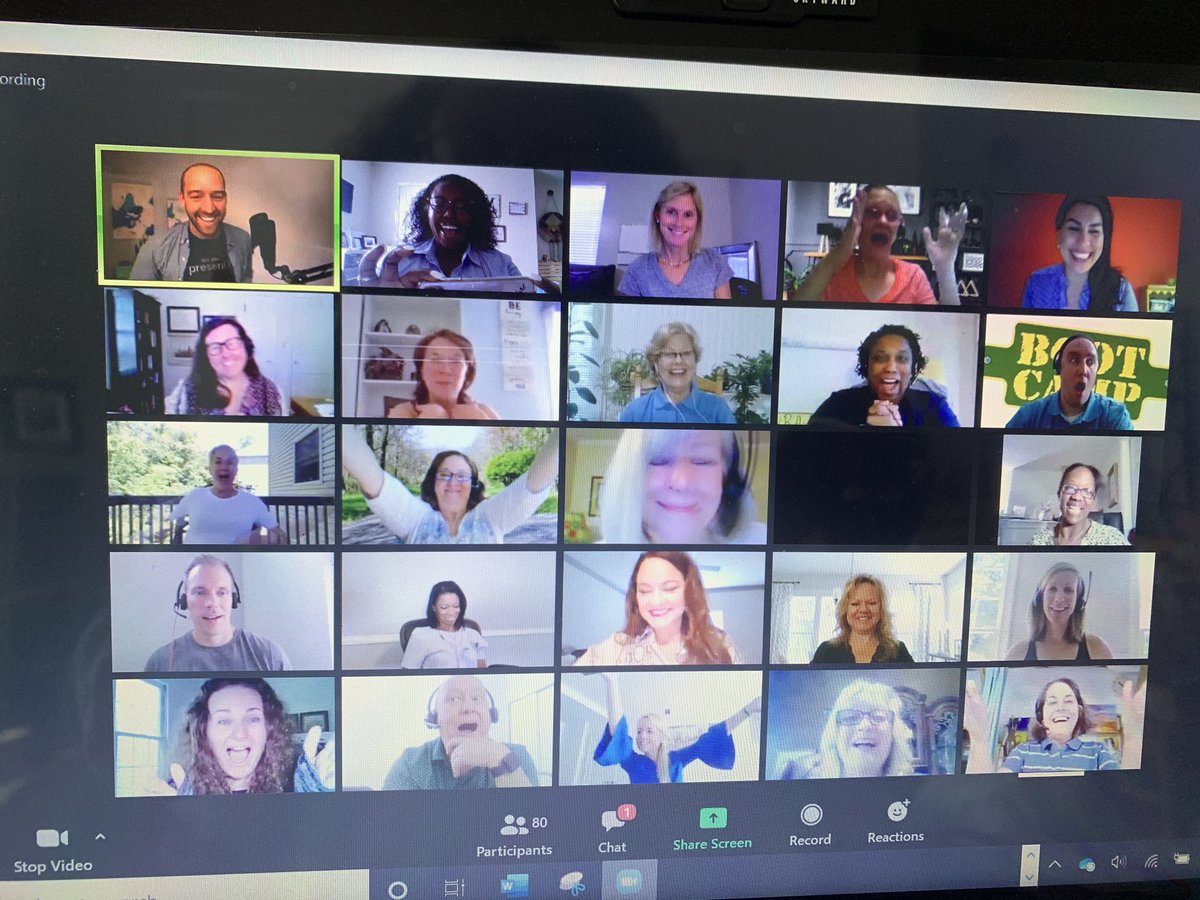 TrashonaWalker's tweet photo. Thoughtful and engaging learning with @ChadLittlefield to set the stage for Boot Camp and the new school year.  #TTBC2020 @edmentum https://t.co/I299kx9zVT