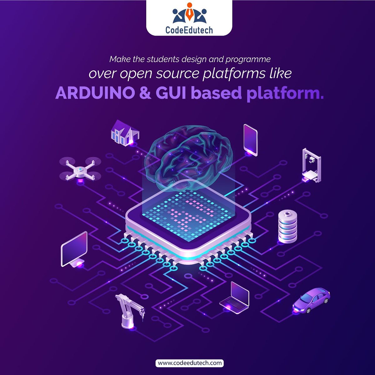 codeelearning's tweet image. Awaken the little scientist in your kid. Make your kid ready for the future.
Join our Online Robotics Course using Virtual Arduino Course! Book a free online session now:
 codeelearning.in

#learning #education #CodeEdutech #Robotics #future  #arduino #technologies  #STEM