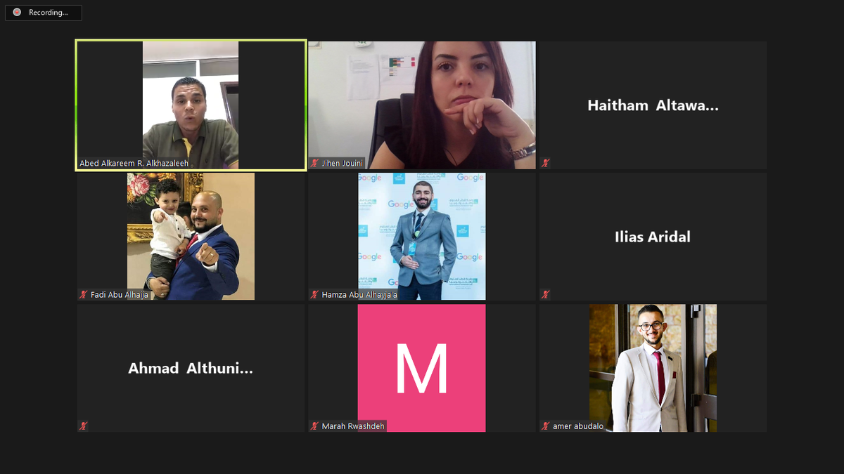 jihenjouini's tweet photo. Today, we're happy to have virtually met with our new @IRIglobal civil society partners from #Morocco, #Jordan &amp; #Tunisia to present them the #MERCI Program and discuss the next steps
@USMEPI https://t.co/bzt8IEPCpv